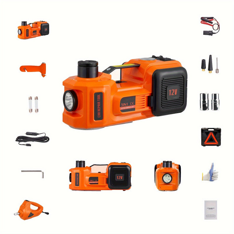 Electric Portable 5 Ton Hydraulic Car Jack Kit